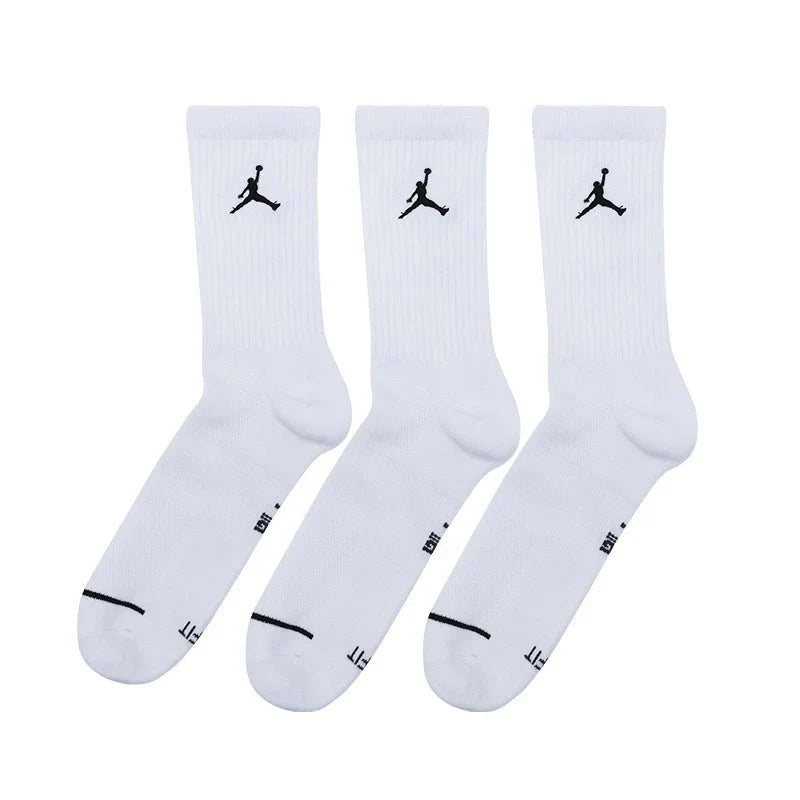 Lot de 3 paires de chaussettes Jordan BLANC Basketball Elite