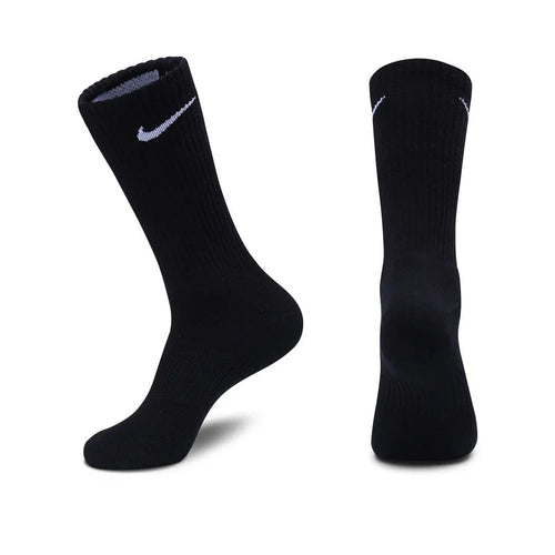 Lot de 3 paires de chaussettes de basket Nike NOIR en pur coton