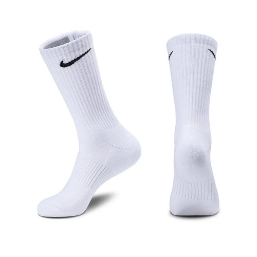 Lot de 3 paires de chaussettes de basket Nike BLANC en pur coton