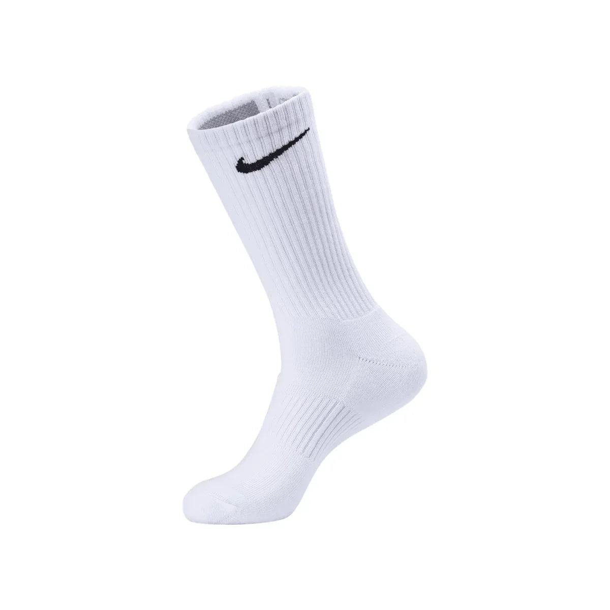 Lot de 3 paires de chaussettes de basket Nike BLANC en pur coton